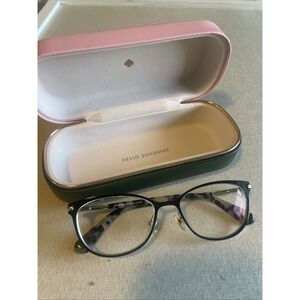 Kate Spade Eyeglass Frames Only Jabria 807 Black Tortoise Cat Eye Frame 140 Case